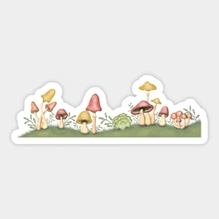 Mushrooms Sticker